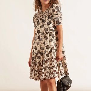 ULLA JOHNSON // Cassian Dress in Gardenia Floral